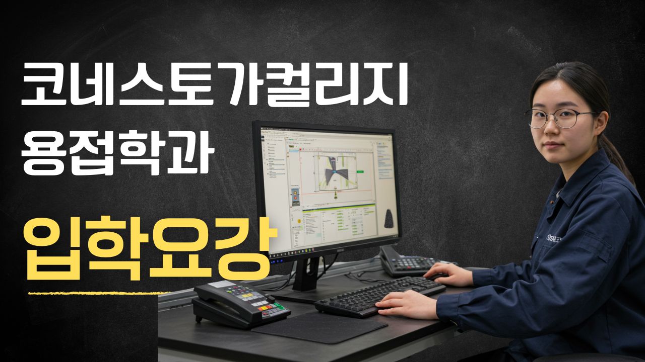 코네스토가컬리지 용접학과 국제학생 입학요강 학비 정보 