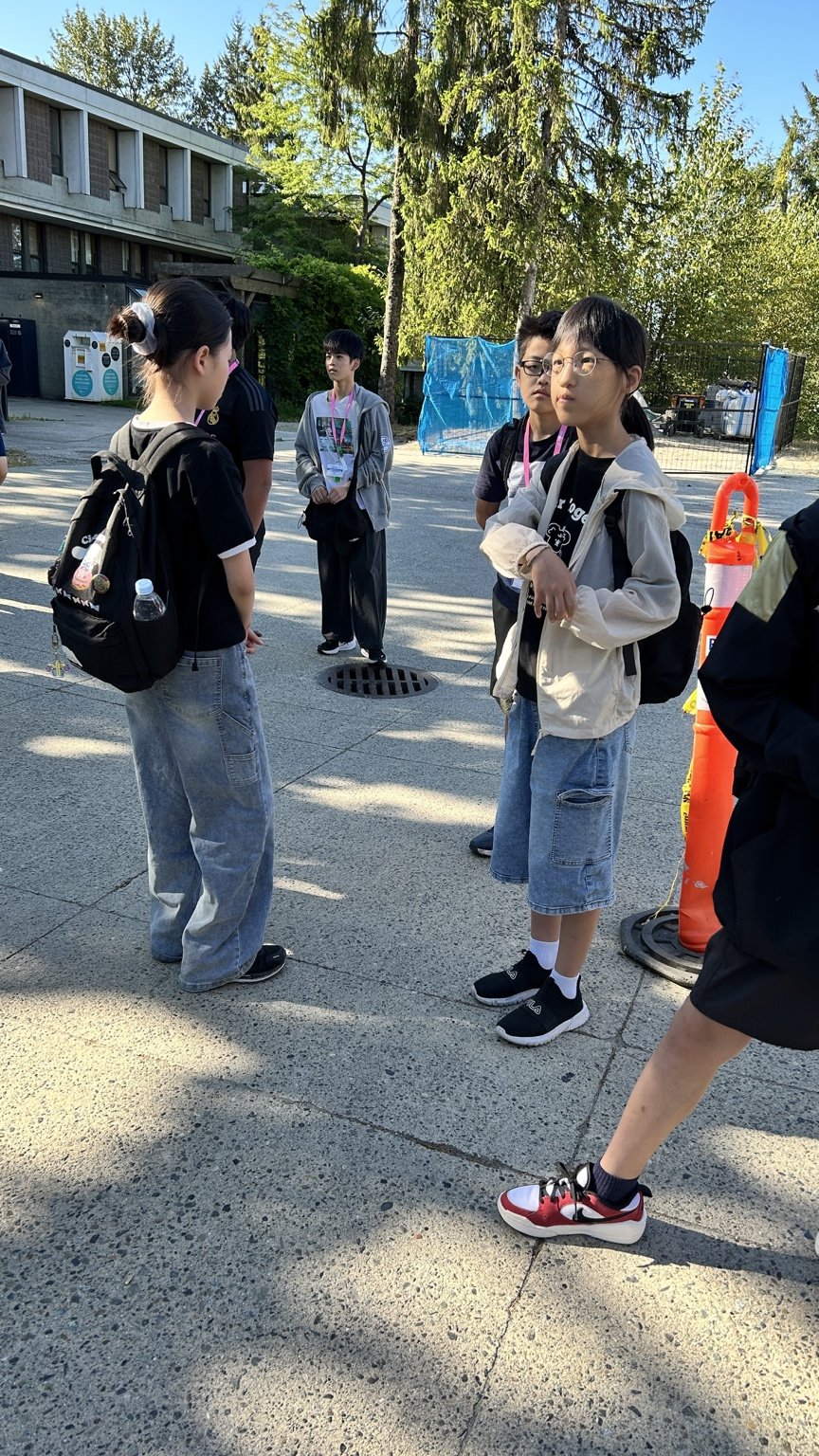 SFU 탐우드캠프 첫날 유정이.