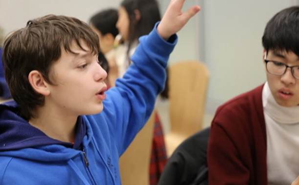 2027 밴쿠버겨울캠프 Highroad Academy 수업 중인 학생들